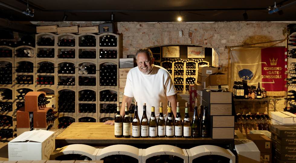 Wine Cellar at Smag og Behag Grimstad, Norway.