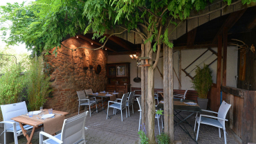 Auberge Le Bouc Bleu, a restaurant in Beblenheim, France.