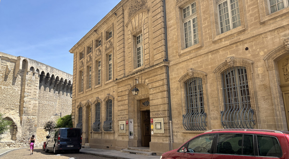 La Mirande, a restaurant in Avignon, France.