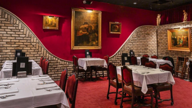 Bern's Steak House, a restaurant in Tampa, USA.