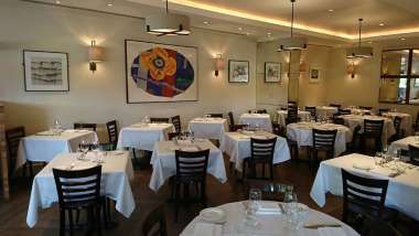 Chez Bruce, a restaurant in London, UK.