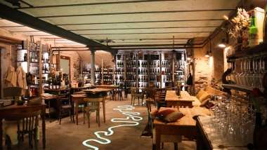 Die Mosel, a wine bar in Traben-Trarbach, Germany.