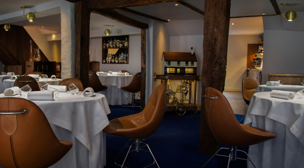 Interior of The Fat Duck, Bray, UK.