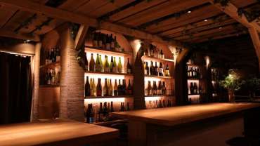 Komorebino, a wine bar in Kyoto, Japan.