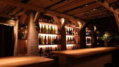 Komorebino, a wine bar in Kyoto, Japan.