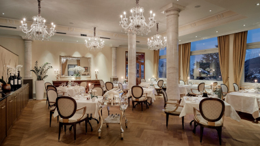 Restaurant Belle Epoque at Hotel Eden Spiez, a restaurant, wine bar and hotel in Spiez, Switzerland.