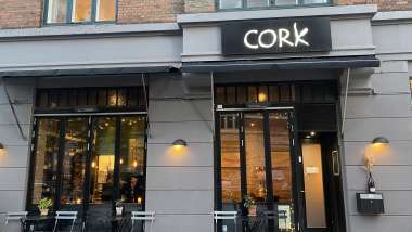 Cork Vinbar, a wine bar in Copenhagen, Denmark.