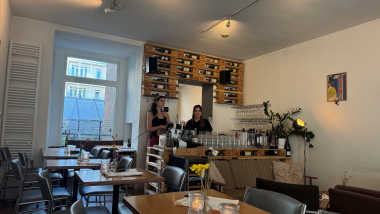 Wijnbar Paulus, a restaurant in Amsterdam, Netherlands.