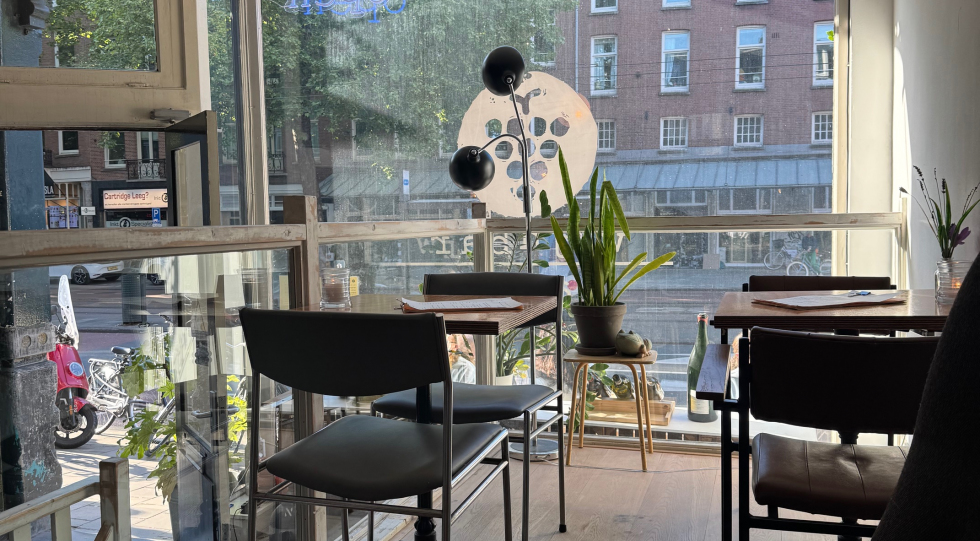 Wijnbar Paulus, a restaurant in Amsterdam, Netherlands.