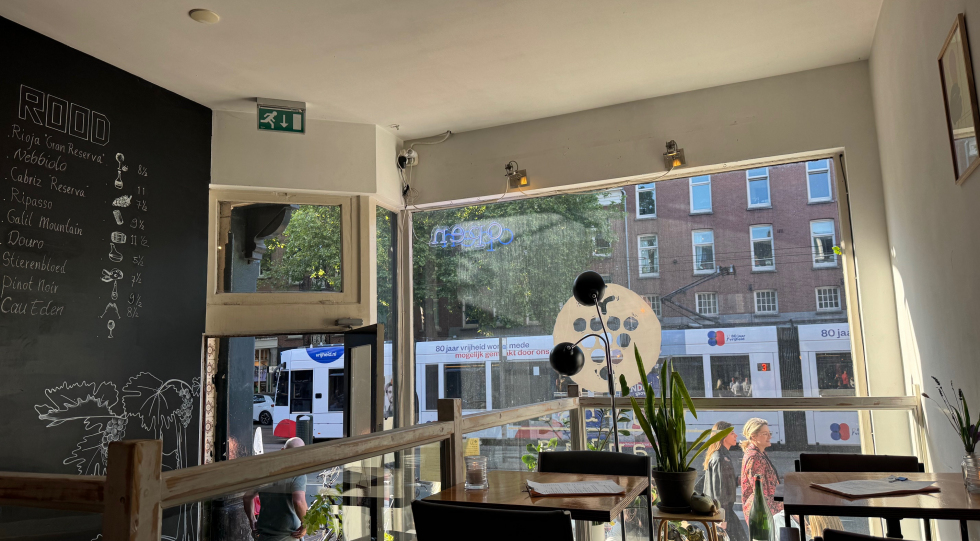 Wijnbar Paulus, a restaurant in Amsterdam, Netherlands.