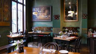 Les Brigittines, a restaurant in Brussels, Belgium.