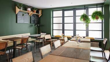 Titulus Pictus, a wine bar in Brussels, Belgium.