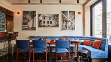 One White Street, a restaurant in New York City, USA.