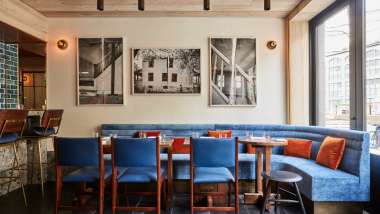 One White Street, a restaurant in New York City, USA.