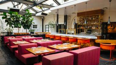 Redbird, a restaurant in Los Angeles, USA.