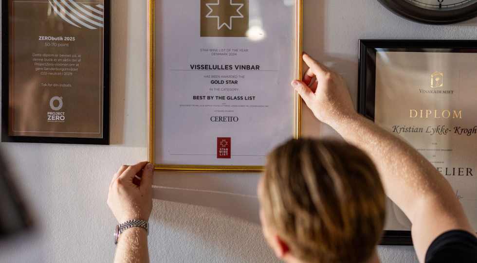Visselulles Vinbar, a wine bar in Sønderborg, Denmark.