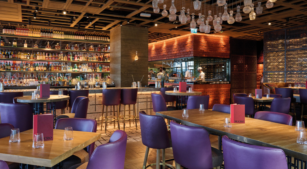 Sucre Dubai, a restaurant in Dubai, United Arab Emirates.