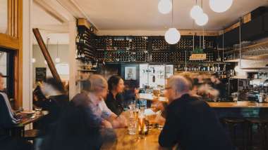 Noble Rot Wine Bar, a wine bar and restaurant in Wellington, New Zealand.