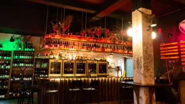 Puffin Wine Bar, a wine bar in Wellington, New Zealand.