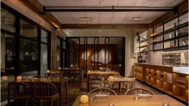 Kato, a restaurant and wine bar in Los Angeles, USA.