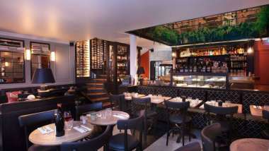 Chez Eugène, a restaurant in 18th arr, Paris, France.
