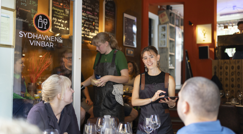 Sydhavnens Vinbar, a wine bar in Copenhagen, Denmark.