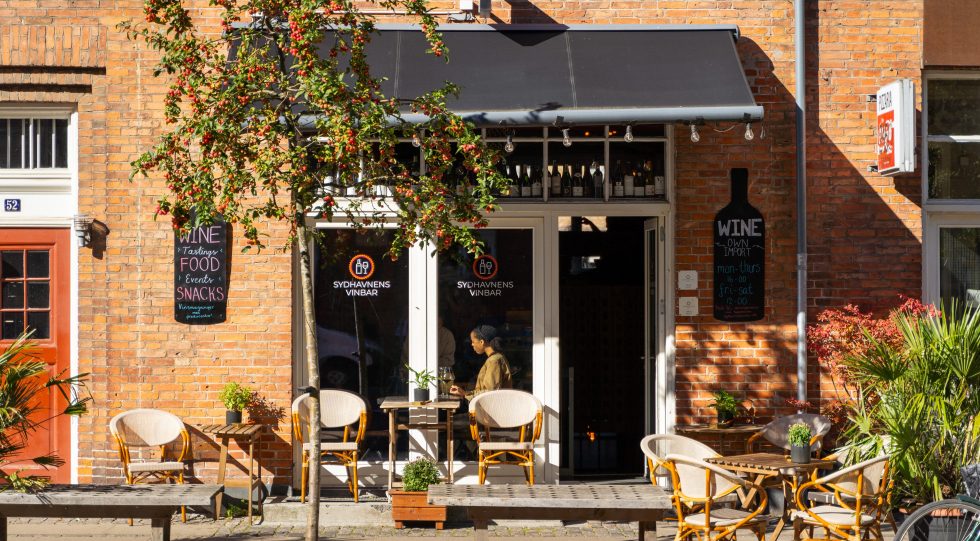 Sydhavnens Vinbar, a wine bar in Copenhagen, Denmark.