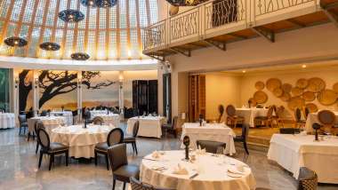 Saxon Hotel, Villas and Spa, a restaurant, hotel and wine bar in Johannesburg, South Africa.