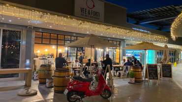 Vee & Forti, a wine bar in Pretoria, South Africa.