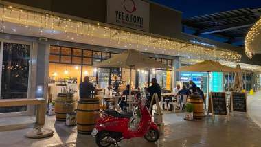 Vee & Forti, a wine bar in Pretoria, South Africa.