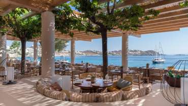 Beefbar Mykonos, a restaurant, hotel and wine bar in Mykonos, Greece.