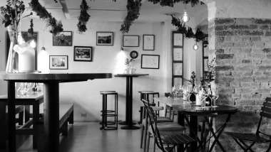 Den Vandrette, a wine bar in Copenhagen, Denmark.