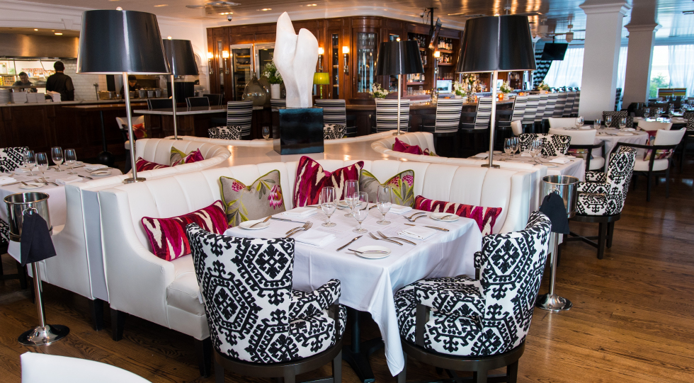 Interior of Vintner Grill restaurant, Las Vegas, USA.