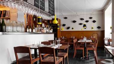 Mêlée, a restaurant and wine bar in Copenhagen, Denmark.