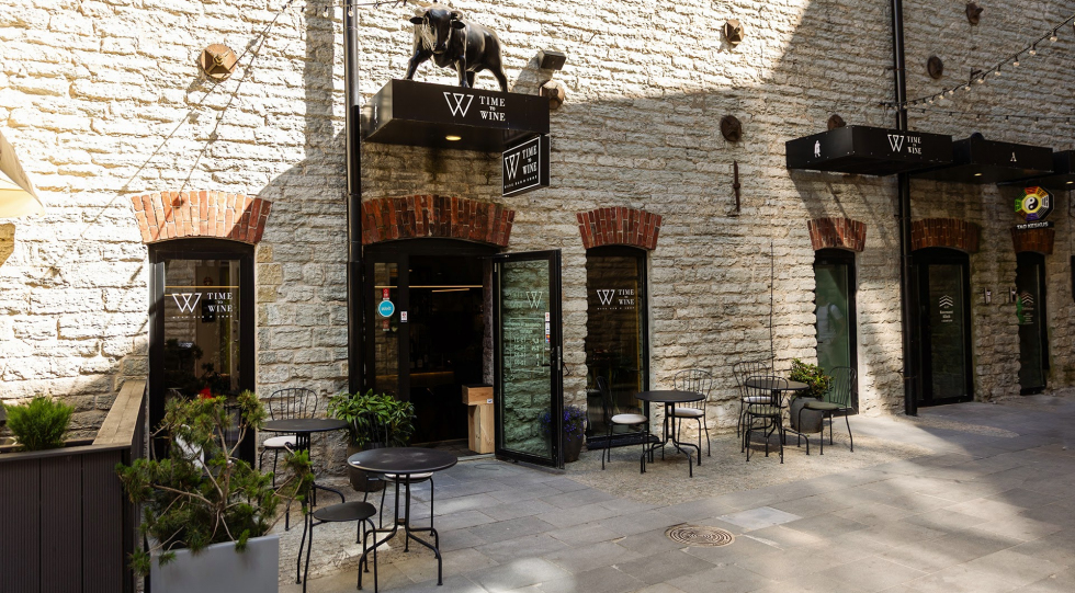 Time to Wine Rotermanni, a wine bar in Tallinn, Estonia.