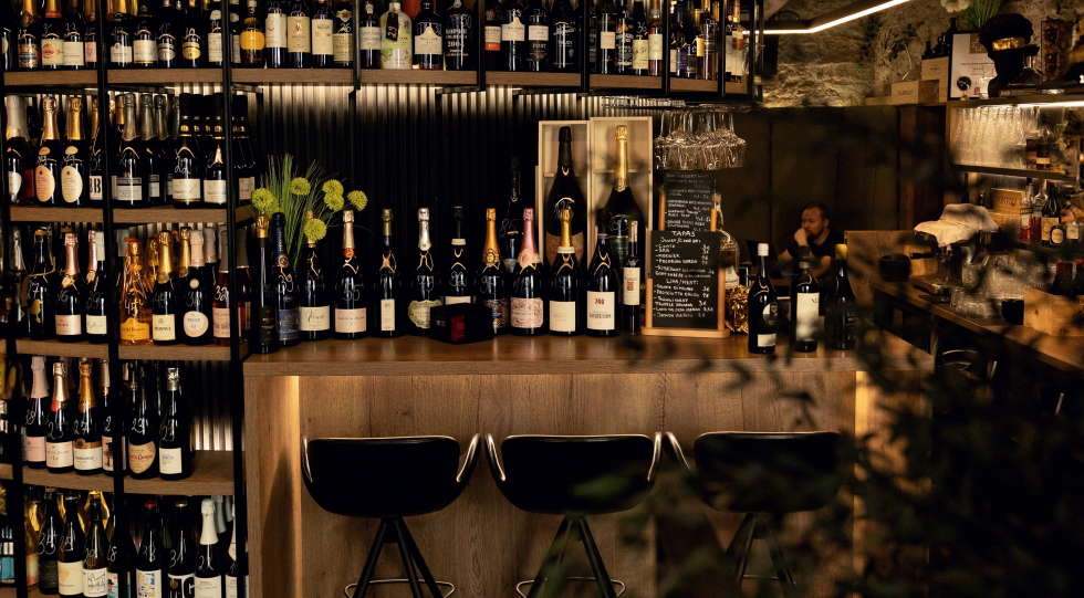 Time to Wine Rotermanni, a wine bar in Tallinn, Estonia.