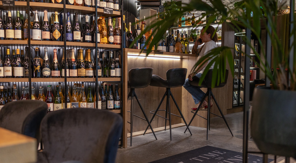 Time to Wine Rotermanni, a wine bar in Tallinn, Estonia.