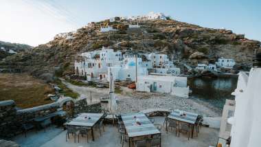 Cantina, a restaurant in Sifnos Island, Greece.