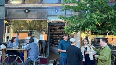 Public, a wine bar in Melbourne, Australia.