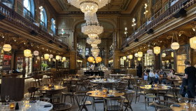 Interior of restaurant Bern's Asiatiska, Stockholm, Sweden.