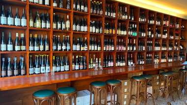 Veraison Wines, a wine bar in London, UK.