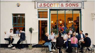 Hector’s, a wine bar in London, UK.