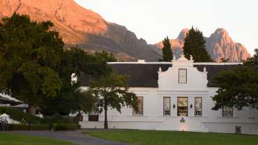 Lanzerac Taphuis, a restaurant, hotel and winery in Stellenbosch, South Africa.