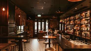 Interior of Bar Torina, a wine bar in Adelaide, South Australia.