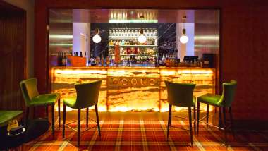 Coque, a restaurant and wine bar in Madrid, Spain.