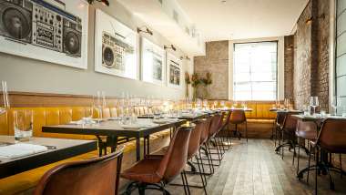 Charlie Bird, a restaurant in New York City, USA.