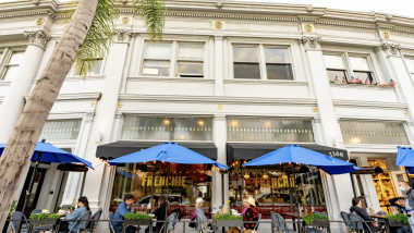 Little Frenchie, a wine bar and restaurant in San Diego, USA.