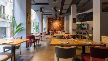 Angelita, a wine bar in Madrid, Spain.