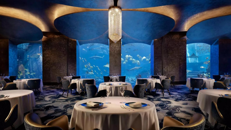 Ossiano, a restaurant in Dubai, United Arab Emirates.