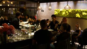 Oasis, a restaurant in Tel Aviv, Israel.